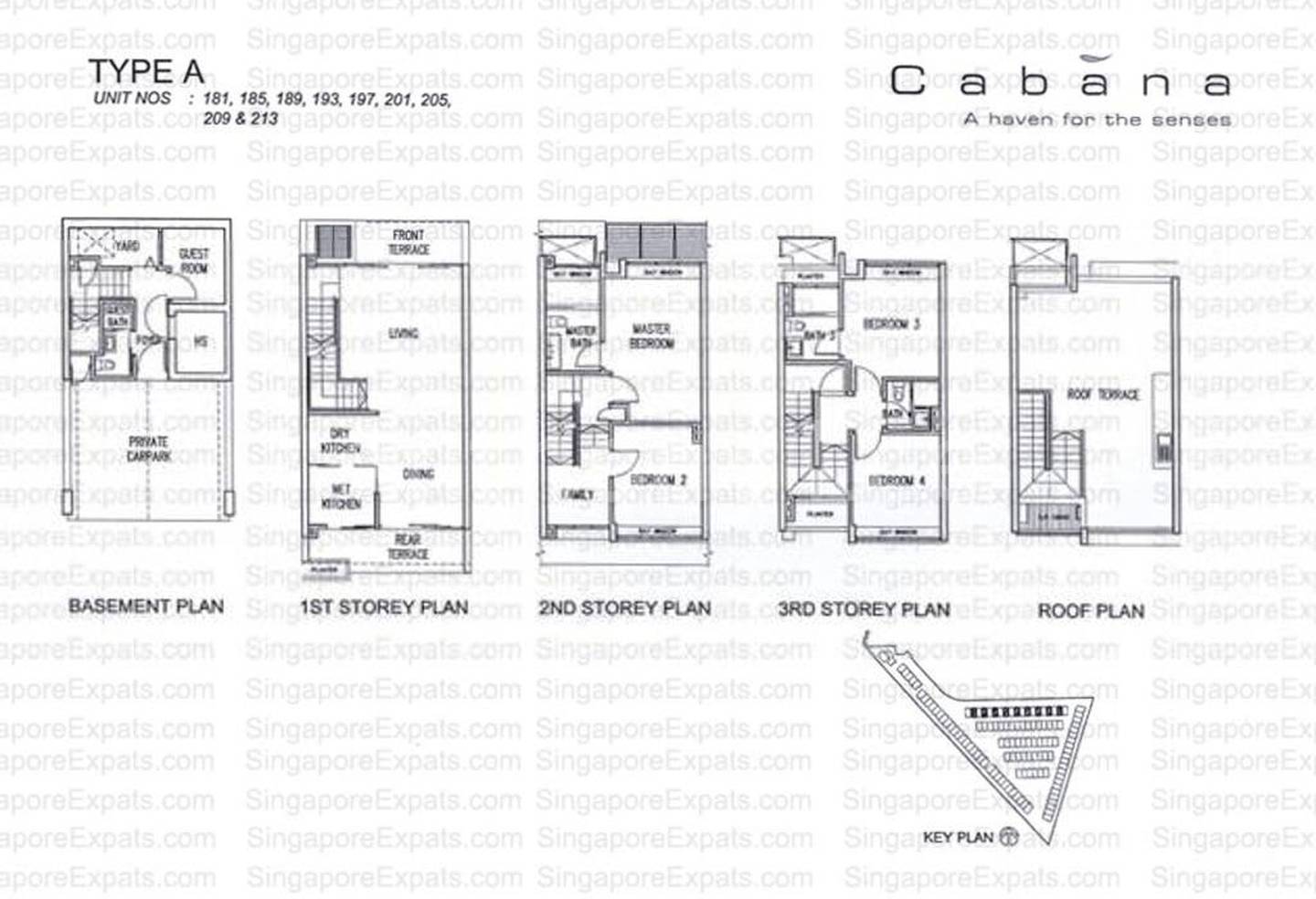 Cabana 4 Bedroom Cluster House For Sale 2 000 Sqft Land Area